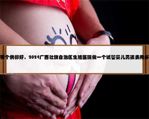 广西哪个供卵好，2024广西壮族自治区生殖医院做一个试管婴儿男孩费用多少钱